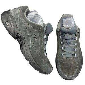 RYKA Catalyst 3 Womens 39.5 Size 9.5 Gray Suede Padded Walking Athletic Shoes VN
